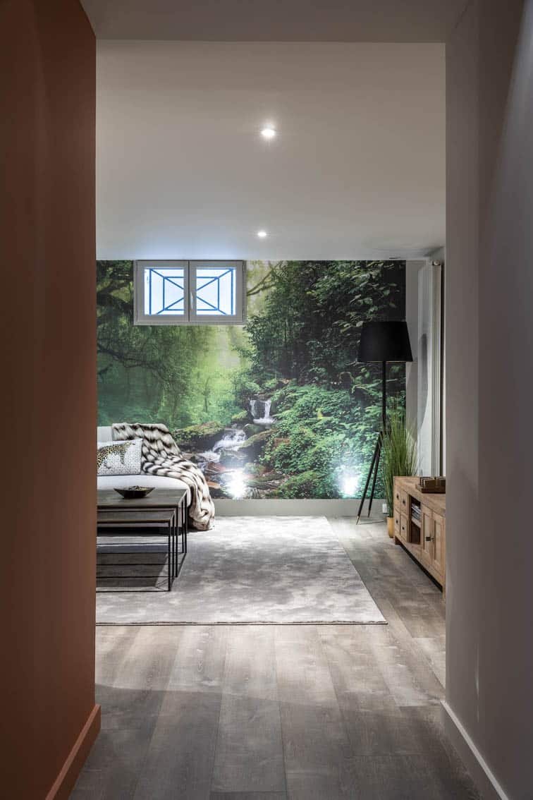 Entrance of the space with view on the panoramic, by Christiansen Design, Interior designer Yvelines and Decorator in Paris, Hauts de Seine, Provence