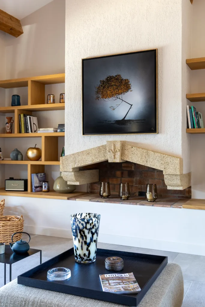 Salon Architecte intérieur VAR 83 maison de vacances