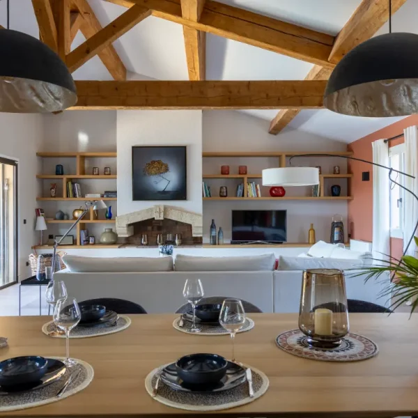 Salon Architecte intérieur VAR 83 maison de vacances